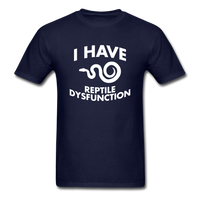 Load image into Gallery viewer, I Have Reptile Dysfunction Unisex Classic T-Shirt - navy
