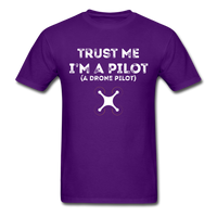 Load image into Gallery viewer, Trust Me I&#39;m A Drone Pilot Unisex Classic T-Shirt - purple
