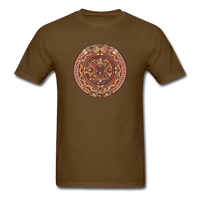 Load image into Gallery viewer, Aztec Calendar Unisex Classic T-Shirt - brown

