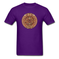 Load image into Gallery viewer, Aztec Calendar Unisex Classic T-Shirt - purple
