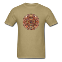 Load image into Gallery viewer, Aztec Calendar Unisex Classic T-Shirt - khaki
