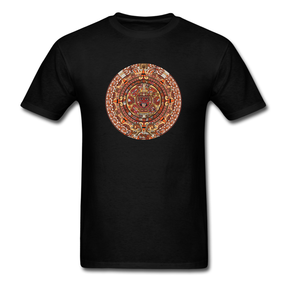 Aztec Calendar Unisex Classic T-Shirt - black