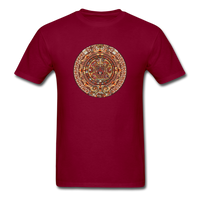 Load image into Gallery viewer, Aztec Calendar Unisex Classic T-Shirt - burgundy
