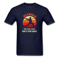 Load image into Gallery viewer, Rex Kwon Do Bow To Your Sensei Unisex Classic T-Shirt - navy
