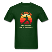 Load image into Gallery viewer, Rex Kwon Do Bow To Your Sensei Unisex Classic T-Shirt - forest green
