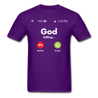 Load image into Gallery viewer, God Calling Unisex Classic T-Shirt - purple
