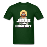 Load image into Gallery viewer, Jesus Homeboy Unisex Classic T-Shirt - forest green
