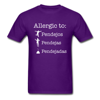 Load image into Gallery viewer, Allergic To Pendejos Pendejas Pendejadas Unisex Classic T-Shirt - purple
