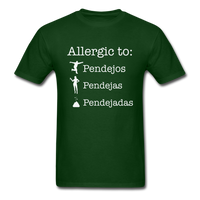 Load image into Gallery viewer, Allergic To Pendejos Pendejas Pendejadas Unisex Classic T-Shirt - forest green

