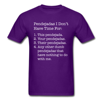 Load image into Gallery viewer, Pendejadas I Don&#39;t Have Time For Unisex Classic T-Shirt - purple

