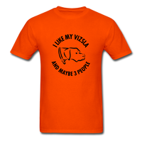 Load image into Gallery viewer, I Like My Vizsla And Maybe 3 People Unisex Classic T-Shirt - orange
