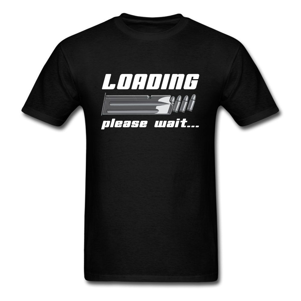 Loading Please Wait Magazine Bullets Military Veteran Unisex Classic T-Shirt - black