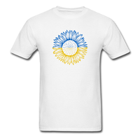 Load image into Gallery viewer, Ukraine Sunflower Unisex Classic T-Shirt - white
