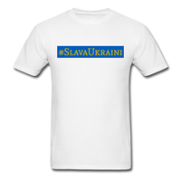 Load image into Gallery viewer, Slava Ukraini Unisex Classic T-Shirt - white

