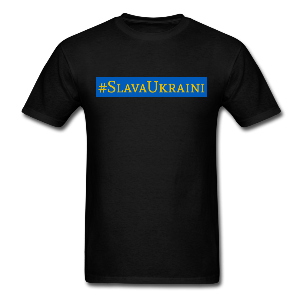 Slava Ukraini Unisex Classic T-Shirt - black