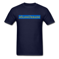 Load image into Gallery viewer, Slava Ukraini Unisex Classic T-Shirt - navy
