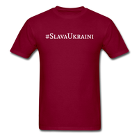Load image into Gallery viewer, Slava Ukraini - Glory To Ukraine Unisex Classic T-Shirt - burgundy
