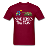 Load image into Gallery viewer, Some Heroes Tow Trash Ukraine Famer Unisex Classic T-Shirt - burgundy
