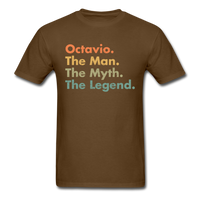 Load image into Gallery viewer, Octavio The Man The Myth The Legend Unisex Classic T-Shirt - brown
