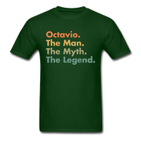 Load image into Gallery viewer, Octavio The Man The Myth The Legend Unisex Classic T-Shirt - forest green
