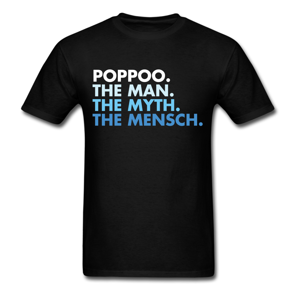 Poppoo The Man The Myth The Mensch Unisex Classic T-Shirt - black