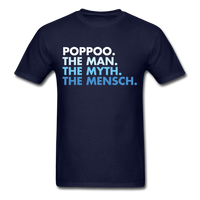 Load image into Gallery viewer, Poppoo The Man The Myth The Mensch Unisex Classic T-Shirt - navy
