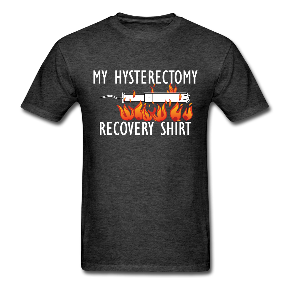 My Hysterectomy Recovery Shirt Unisex Classic T-Shirt - heather black