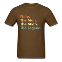 Load image into Gallery viewer, Niño The Man The Myth The Legend Unisex Classic T-Shirt - brown
