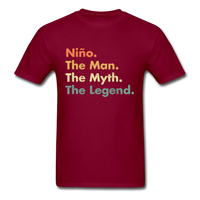 Load image into Gallery viewer, Niño The Man The Myth The Legend Unisex Classic T-Shirt - burgundy
