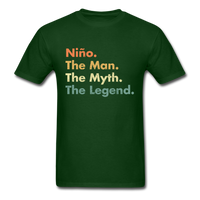 Load image into Gallery viewer, Niño The Man The Myth The Legend Unisex Classic T-Shirt - forest green
