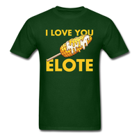 Load image into Gallery viewer, I Love You Elote Unisex Classic T-Shirt - forest green
