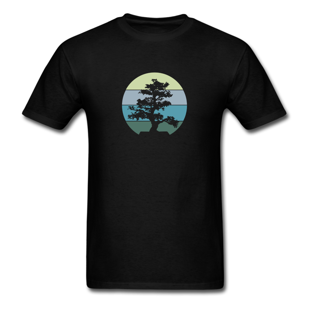 bonsai t shirt Lone Bonsai Tree Blue Hue Vintage Sunset Unisex Classic T-Shirt