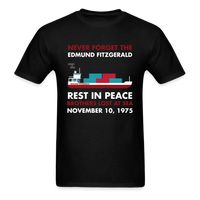 Load image into Gallery viewer, Never Forget Edmund Fitzgerald Unisex Classic T-Shirt - black

