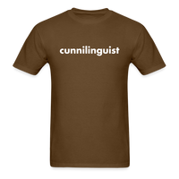 Load image into Gallery viewer, Cunnilinguist Unisex Classic T-Shirt - brown
