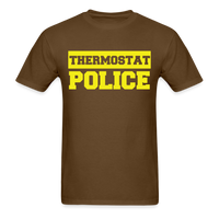 Load image into Gallery viewer, Thermostat Police Unisex Classic T-Shirt - brown
