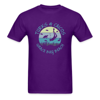 Load image into Gallery viewer, Turks and Caicos Grace Bay Beach Unisex Classic T-Shirt - purple

