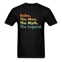 Load image into Gallery viewer, Baba The Man The Myth The Legend Unisex Classic T-Shirt - black
