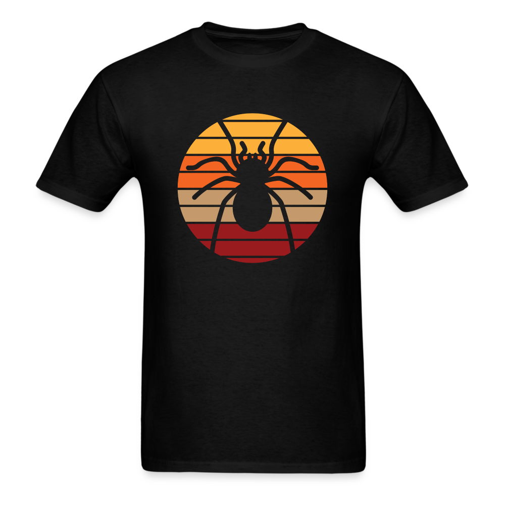 Tarantula Vintage Retro Sunset Unisex Classic T-Shirt - black