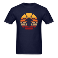 Load image into Gallery viewer, Tarantula Vintage Retro Sunset Unisex Classic T-Shirt - navy

