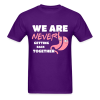 Load image into Gallery viewer, We Are Never Getting Back Together Gastric Sleeve Unisex Classic T-Shirt - purple
