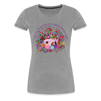 Load image into Gallery viewer, Leti&#39;s: Circulo De Mujeres Que Corren Con Los Lobos Women’s Premium T-Shirt - heather gray
