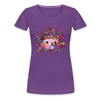 Load image into Gallery viewer, Leti&#39;s: Circulo De Mujeres Que Corren Con Los Lobos Women’s Premium T-Shirt - purple
