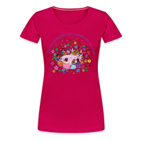 Load image into Gallery viewer, Leti&#39;s: Circulo De Mujeres Que Corren Con Los Lobos Women’s Premium T-Shirt - dark pink
