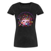 Load image into Gallery viewer, Leti&#39;s: Circulo De Mujeres Que Corren Con Los Lobos Women’s Premium T-Shirt - charcoal grey
