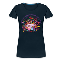 Load image into Gallery viewer, Leti&#39;s: Circulo De Mujeres Que Corren Con Los Lobos Women’s Premium T-Shirt - deep navy

