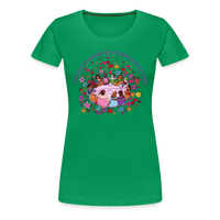 Load image into Gallery viewer, Leti&#39;s: Circulo De Mujeres Que Corren Con Los Lobos Women’s Premium T-Shirt - kelly green

