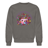 Load image into Gallery viewer, Leti&#39;s: Circulo De Mujeres Que Corren Con Los Lobos Unisex Sweatshirt - asphalt gray
