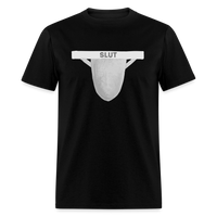 Load image into Gallery viewer, Slut Jock Strap Men Gay Pride Awareness LGBTQ Unisex Classic T-Shirt - black
