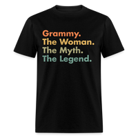 Load image into Gallery viewer, Grammy The Woman The Myth The Legend Unisex Classic T-Shirt - black
