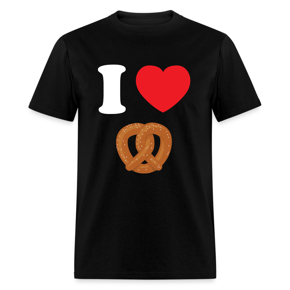 I Love Pretzel Unisex Classic T-Shirt - black